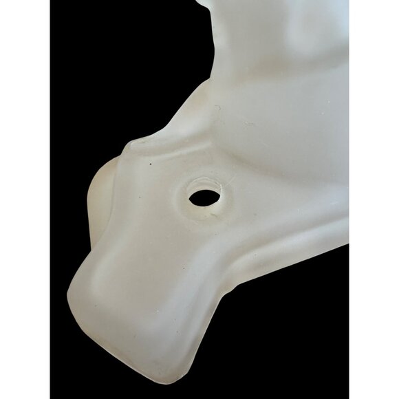 Art Deco 30's Frosted Glass Nude Lady With Music Harp Lamp Base Part - Picture 10 of 14